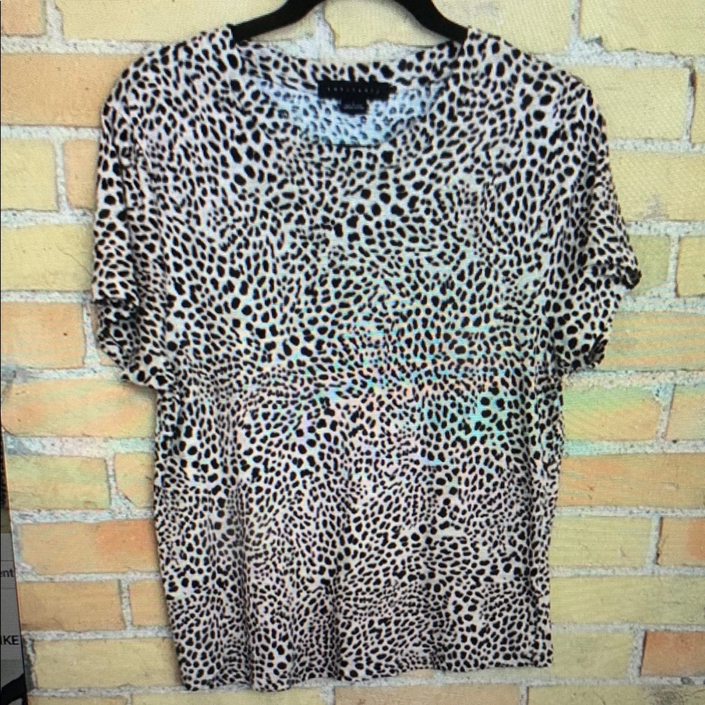 Sanctuary Multicolored Boxy Short Sleeve T-Shirt